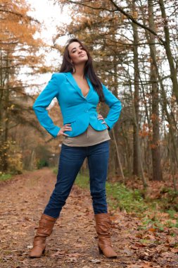 Kendinden emin kadın.