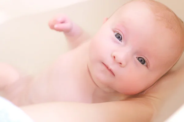 Baby close-up in bath — Stock Photo, Image