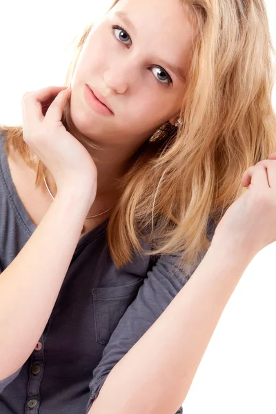 Beauty portrait of a teen — Stock Photo, Image