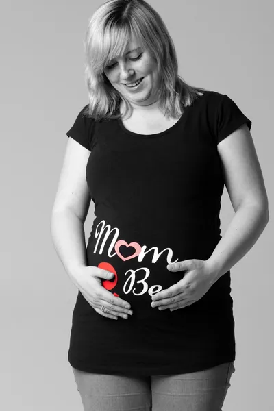 아름다움 임신한 여자 — 스톡 사진