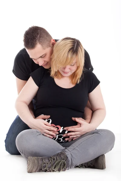 Casal grávida — Fotografia de Stock