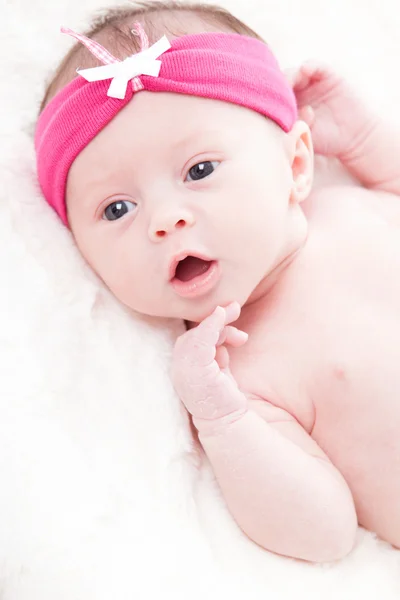 Cute little baby girl — Stock Photo, Image