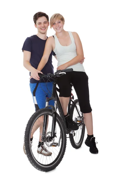 Fit healthy young couple — Stock Photo, Image