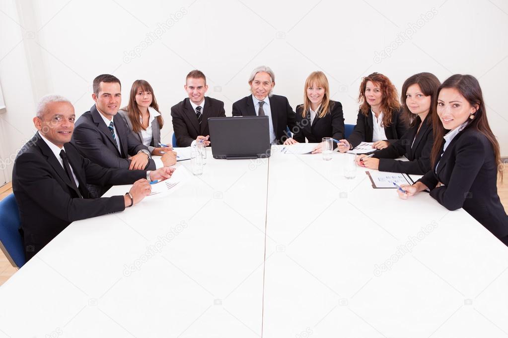 Businesspeople In Meeting