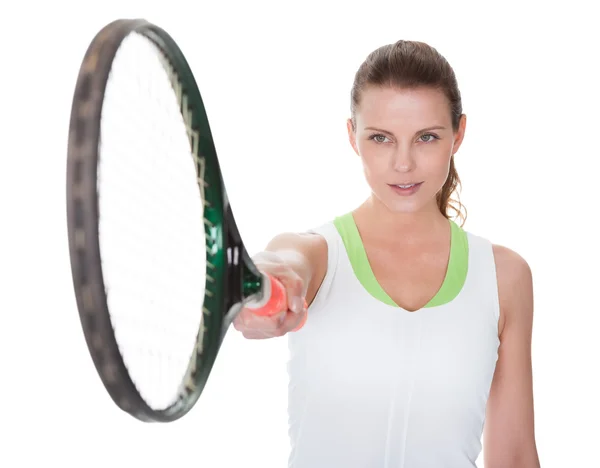 Young woman tennis player — Stock Photo, Image