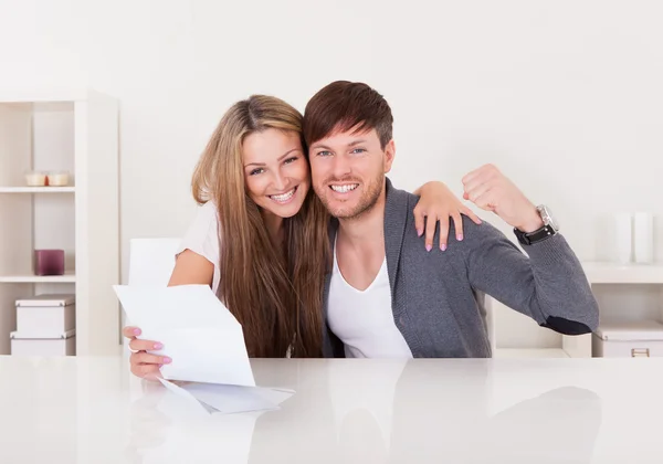 Couple received good news — Stock Photo, Image