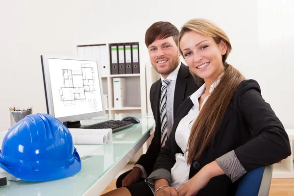 I dipendenti si sono presi una pausa dal lavoro — Foto Stock