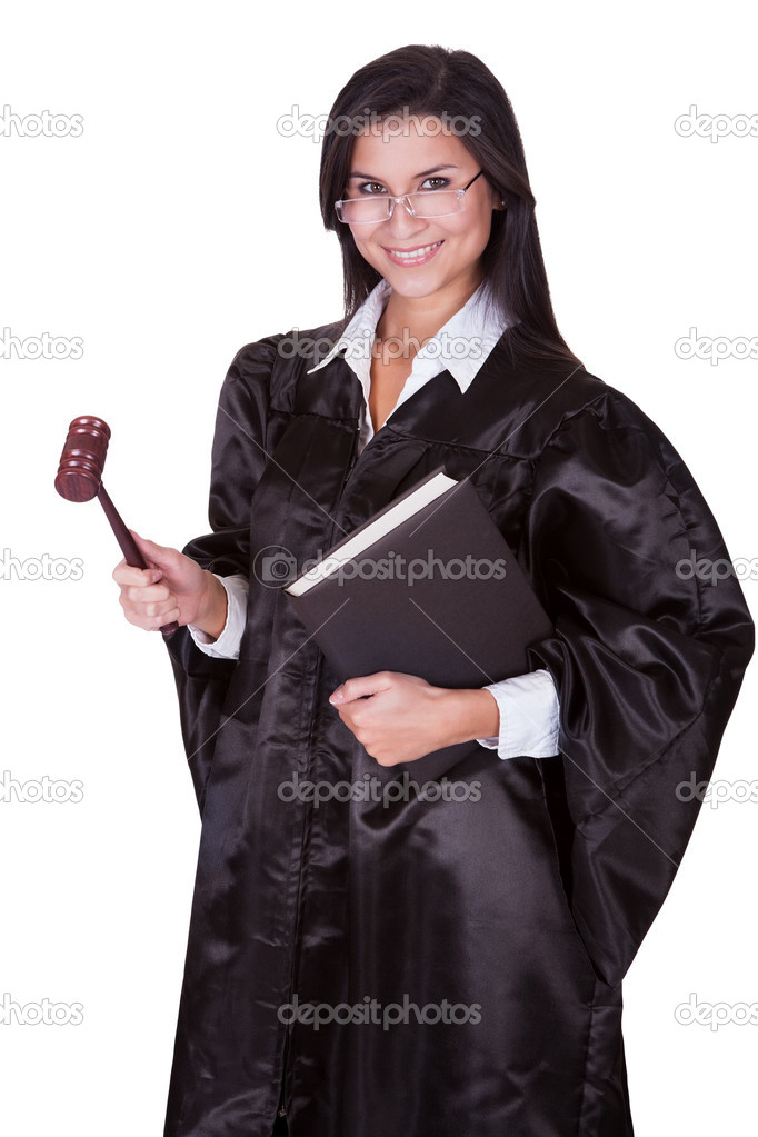 Female judge in a gown Stock Photo © AndreyPopov #15731361 Female judge in a gown Stock Photo © AndreyPopov #15731361