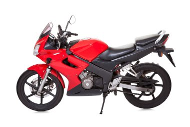 Kırmızı motosiklet