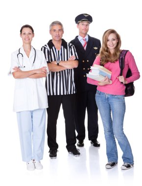 toplumun çeşitli grup