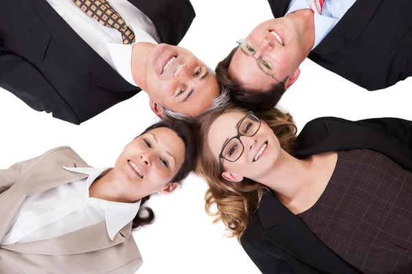 Businesspeople calling out — Stock Photo, Image