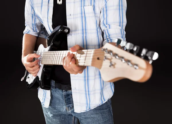 Cantante con chitarra — Foto Stock