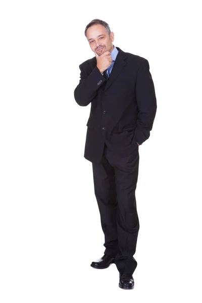 Retrato de un hombre de negocios feliz — Foto de Stock