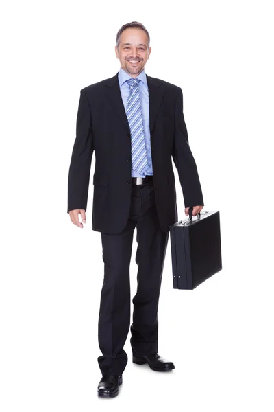 Portret van een gelukkig zakenman — Stockfoto