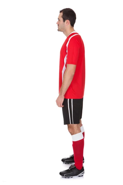 Portrait of professional soccer player — Stock Photo, Image