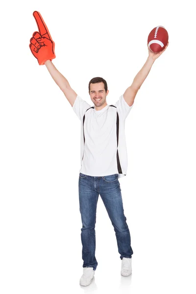 Portrait Of Excited Young Man — Stock Photo, Image