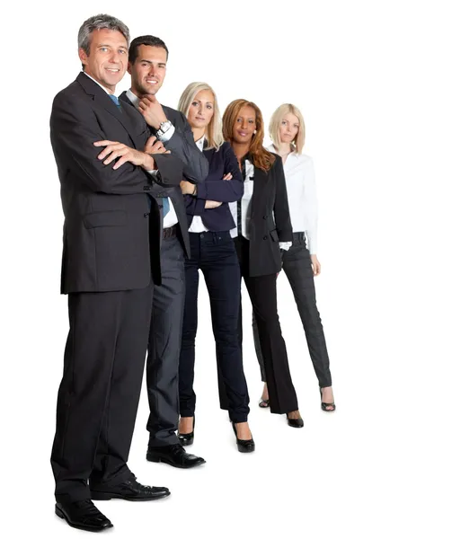 Diverse business group standing together — Stock Photo, Image