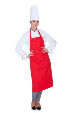 mutlu kadın aşçı