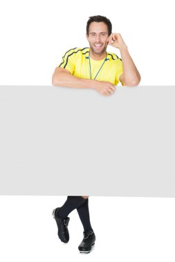 Futbol hakim sunan boş başlık sayfası