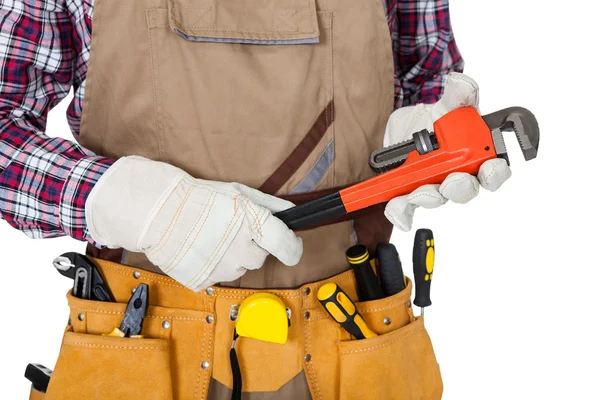 Retrato del trabajador de la construcción — Foto de Stock