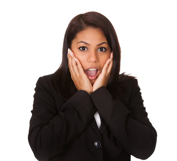 Surprised Businesswoman — Stock Photo, Image