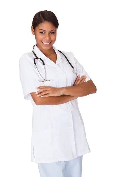 Felice medico femminile — Foto Stock