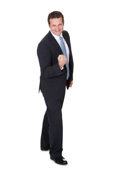 Portrait of excited businessman — Stock Photo, Image