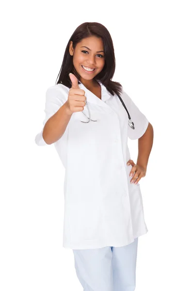 Felice medico femminile — Foto Stock