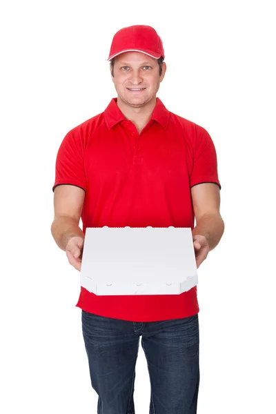 Portrait of pizza delivery guy — Stock Photo, Image