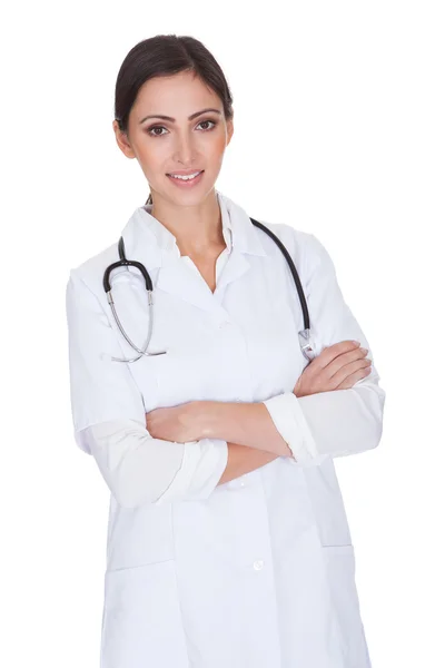 Retrato de una joven doctora — Foto de Stock