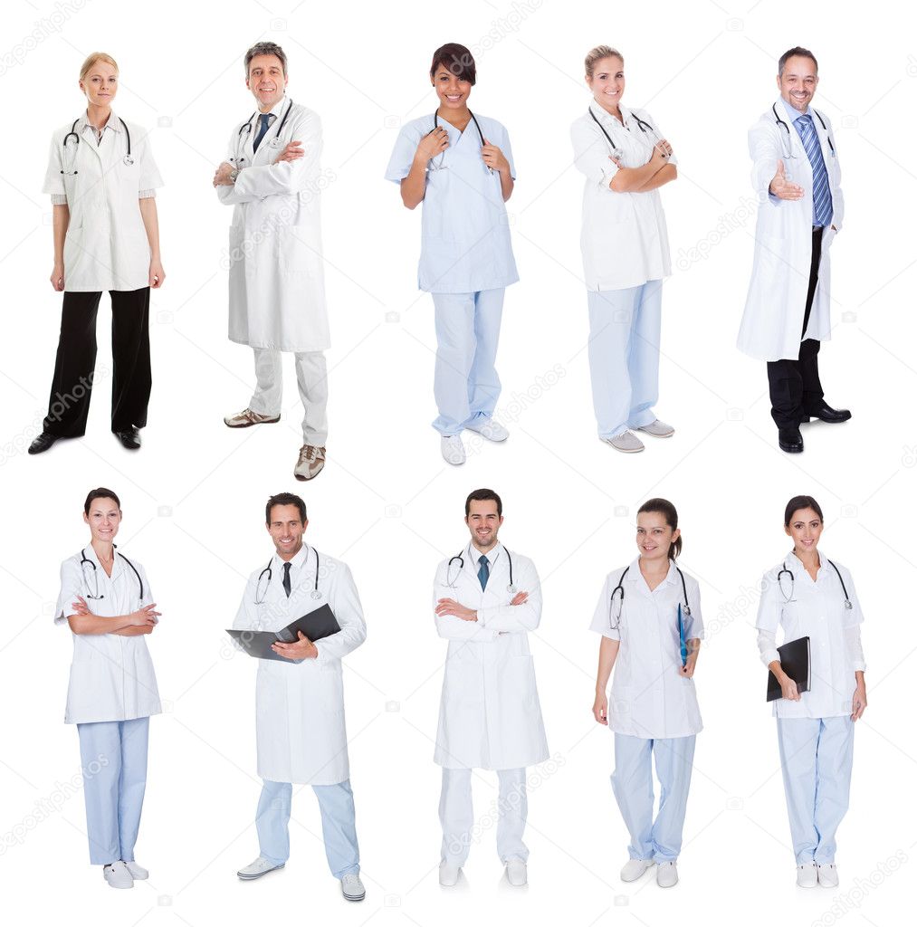 Medical workers, doctors, nurses