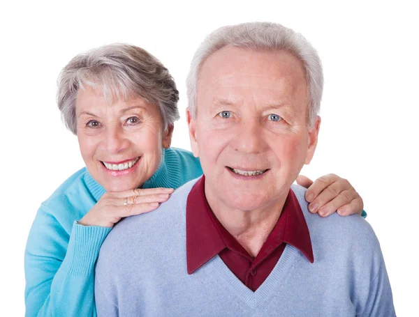 Idősebb pár élvezi hozzákapcsolt Ride — Stock Fotó