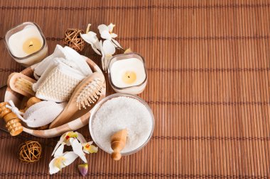 banyo spa paketi ile deniz tuzu