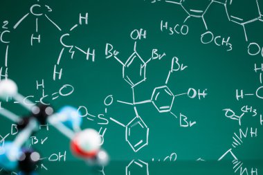 Moleküler yapısının modeli