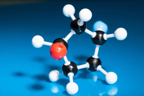 分子的结构模型 — 图库照片