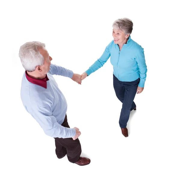 Portrait Of Senior Couple Dancing Stock Image