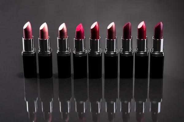 Lipsticks In A Row — Stock Photo, Image