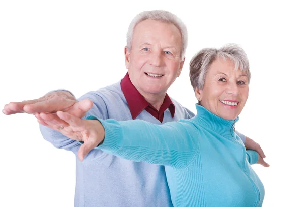 Portret szczęśliwej pary seniorów — Zdjęcie stockowe
