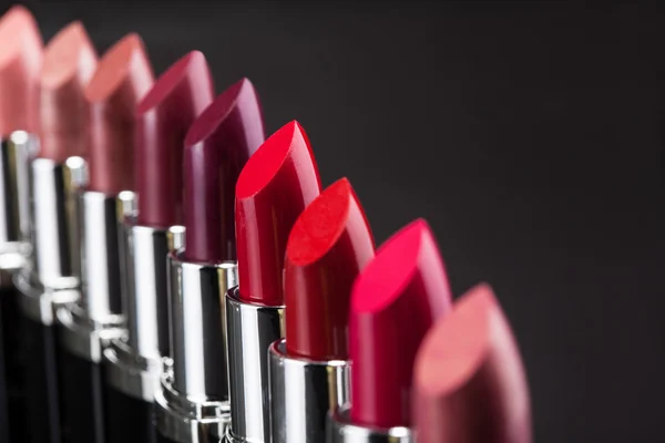 Lipsticks In A Row — Stock Photo, Image