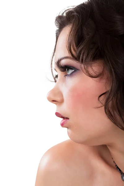 Retrato de mujer hermosa joven — Foto de Stock