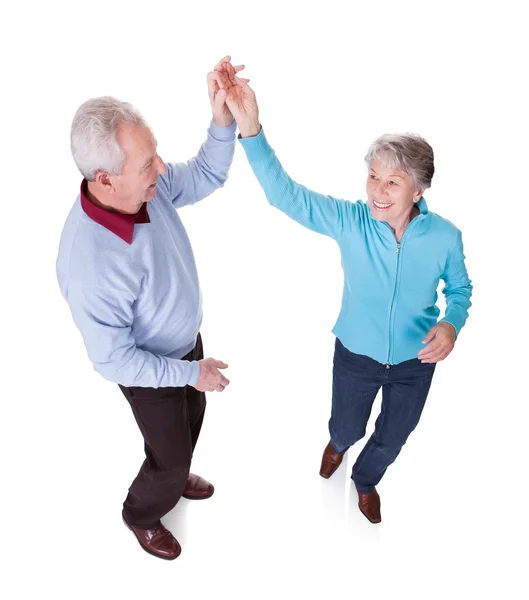 Portrait Of Senior Couple Dancing Royalty Free Stock Images