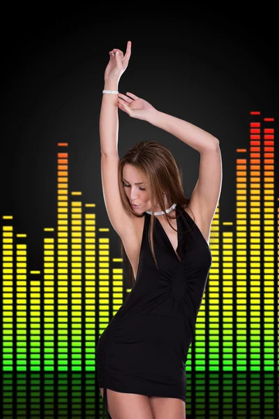 Young Woman Dancing — Stock Photo, Image