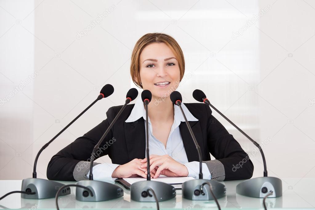 Businesswoman In Conference