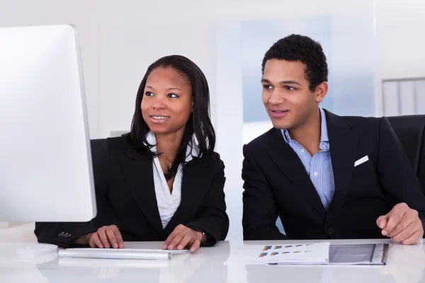 Two Business In Office — Stock Photo, Image