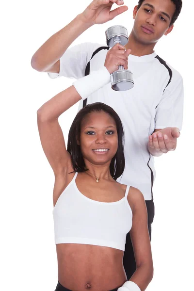 Sporty Couple Exercising For Fitness — Stock Photo, Image