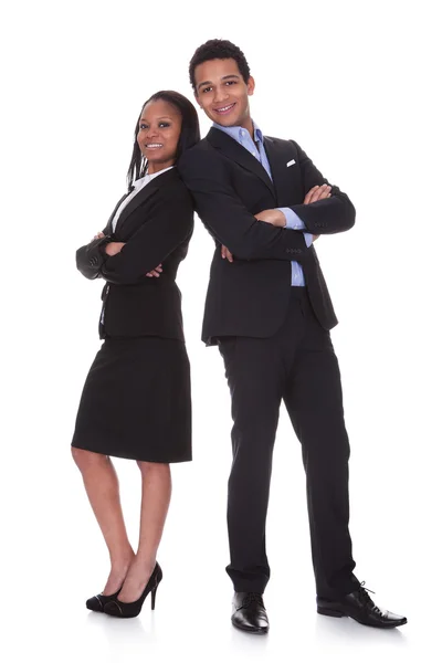 Portrait Young Business Couple — Stock Photo, Image