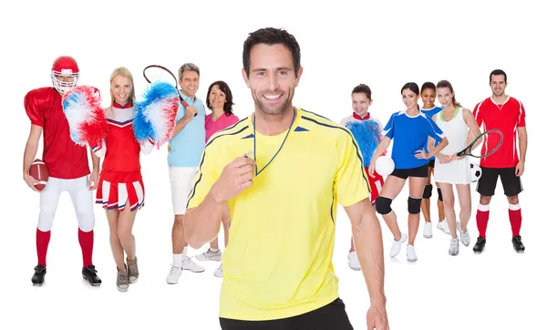 Large group of sports — Stock Photo, Image