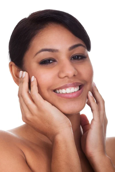 Retrato de mujer hermosa joven — Foto de Stock