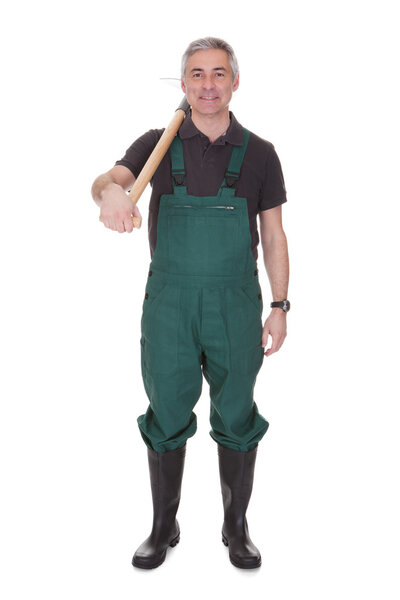 Portrait Of Mature Male Gardner