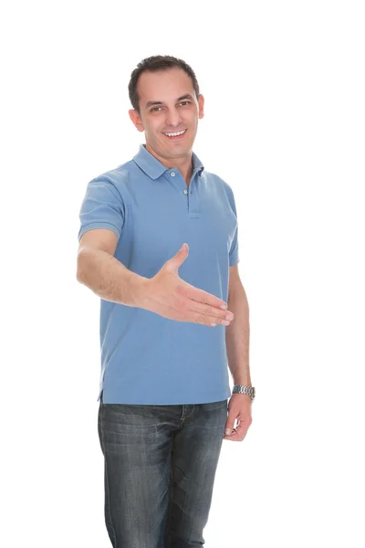 Portrait of smiling young man — Stock Photo, Image